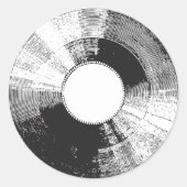 Vinylaufzeichnung Runder Aufkleber (Vorderseite)