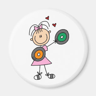 Vinylaufzeichnungs-Liebhaber-Magnet Magnet