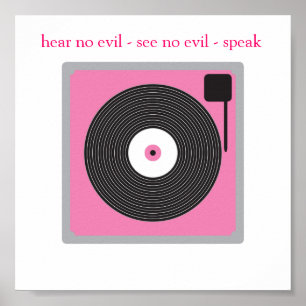 Vinyle-Eye-Poster Poster