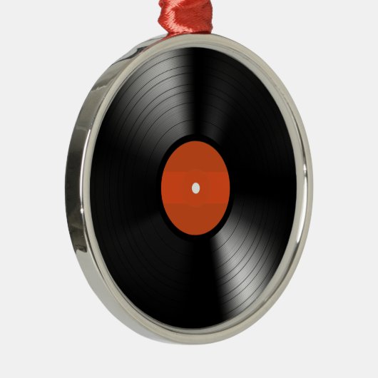 Vinyle Record Ornament Aus Metall (Rechts)