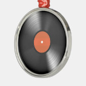 Vinyle Record Ornament Aus Metall (Links)