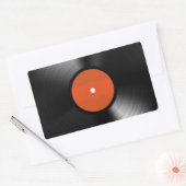 Vinyle Record Rechteckiger Aufkleber (Umschlag)