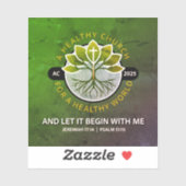 VINYLE STICKER 3"X3" (Blatt)