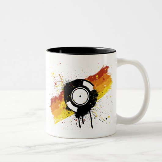 VinylGraffiti Zweifarbige Tasse (Rechts)