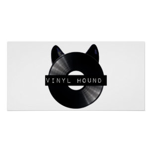 Vinyljagdhund-Plakat (glattes Ende) Poster