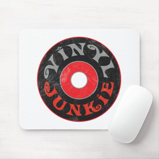 Vinyljunkie Mousepad (Mit Mouse)