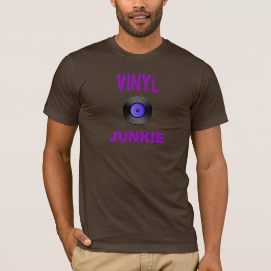 Vinyljunkie T-Shirt (Vorderseite)