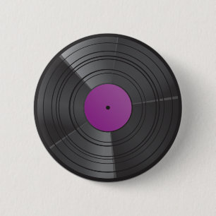 Vinylknopf lila button