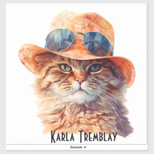 Vinylkontursticker Chat- Digitale Schöpfung Aufkleber