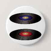 VinylPlattenen-Knopf Button (Vorderseite)