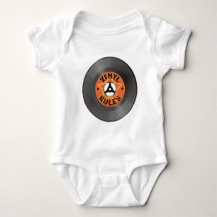 Vinylregeln Baby Strampler