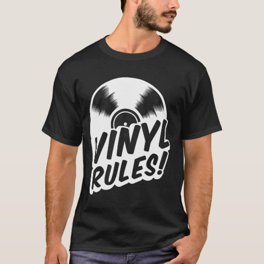 Vinylregeln T-Shirt (Vorderseite)