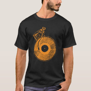 Vinylrekordspieler-Turntable-Musik-Geschenk für D T-Shirt