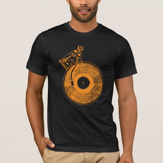 Vinylrekordspieler-Turntable-Musik-Geschenk für DJ T-Shirt (Vorderseite)