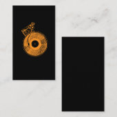 Vinylrekordspieler-Turntable-Musik-Geschenk für DJ Visitenkarte (Vorne/Hinten)