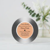 Vinylscheibe Einladung (Stehend Vorderseite)