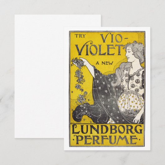 Vio-Violet Dankeskarte (Vorne/Hinten)