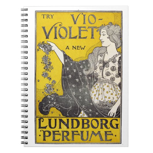 Vio-Violet Fine Art Notebook Notizblock (Vorderseite)