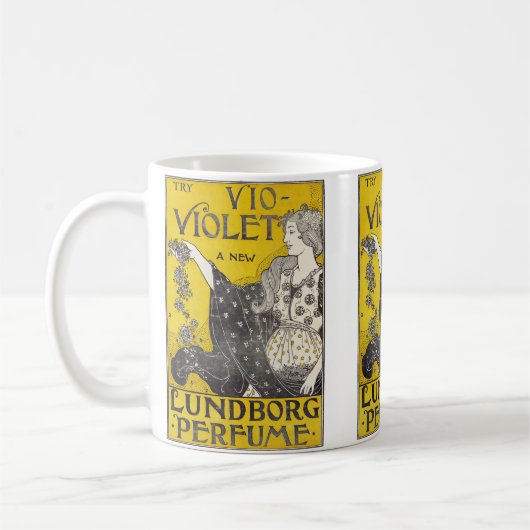 Vio-Violet Parfüm Kunstvoll wandern Kaffeetasse (Links)