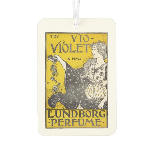 Viol-Violet Fine Art Autolufterfrischer (Rückseite)