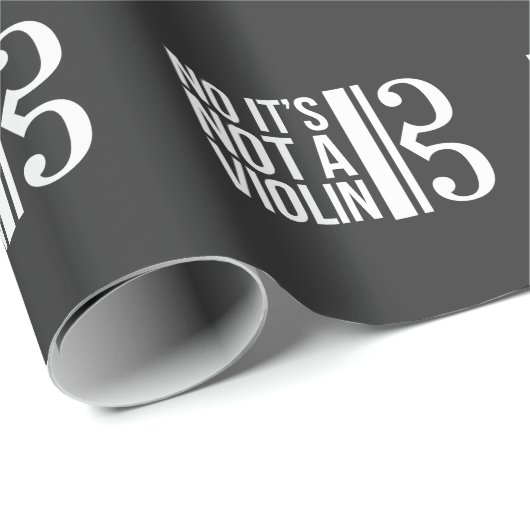  Viola Alto Clef Musiker Spaß nicht Geige Geschenkpapier (Rolleneckpunkt)