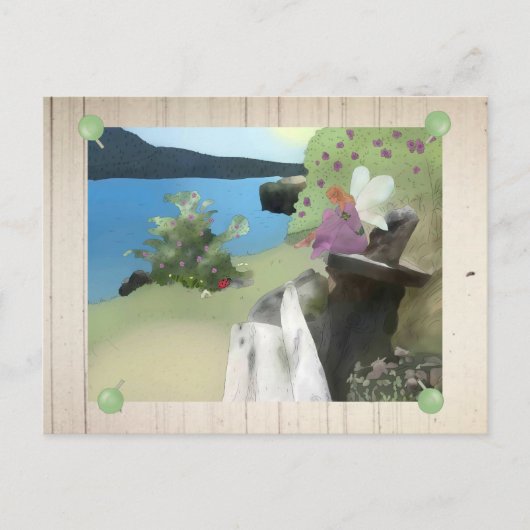 Viola am See Postkarte (Vorderseite)