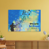 Viola Bar Mitzvah Sign auf Memory Board Leinwanddruck (Insitu (Wohnzimmer))
