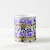 Viola Blume Floral Liebe Ladys Tasse (Mittel)