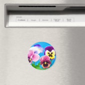 Viola Blume Magnet (In Situ (Geschirrspüler))