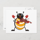Viola Bug Postkarte (Vorne/Hinten)