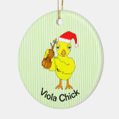 Viola Chick Keramik Ornament (Links)