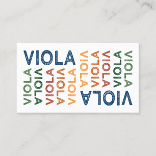 Viola Colorful Visitenkarte