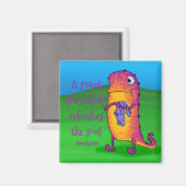 Viola das Monster, mit Anführungsmagnet Magnet (Vorderseite/Rückseite)