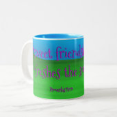 Viola das Monster, w/quote auf Tasse (Vorderseite Links)