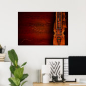 Viola De Teclas (Nyckelharpa) Poster (Heimbüro)