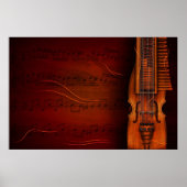 Viola De Teclas (Nyckelharpa) Poster (Vorne)