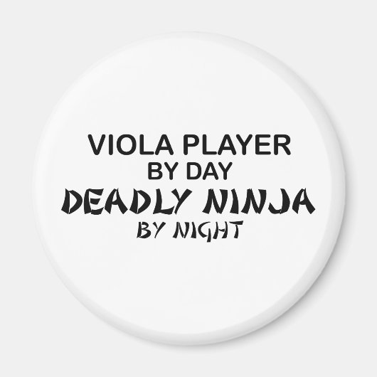 Viola Deadly Ninja in der Nacht Magnet (Vorne)