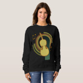 Viola Deco1 Sweatshirt (Vorne ganz)
