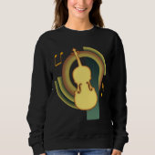 Viola Deco1 Sweatshirt (Vorderseite)