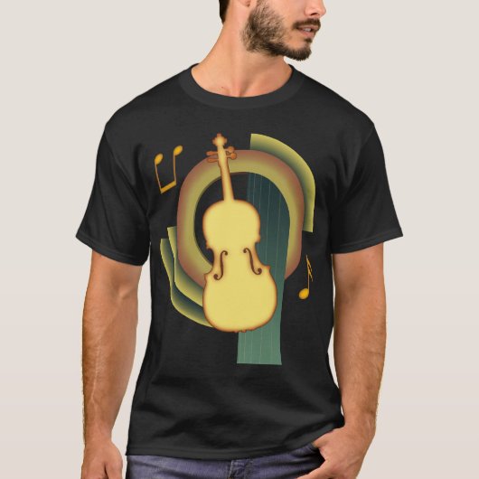 Viola Deco1 T-Shirt (Vorderseite)
