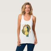 Viola Deco1 Tank Top (Vorderseite Vollansicht)