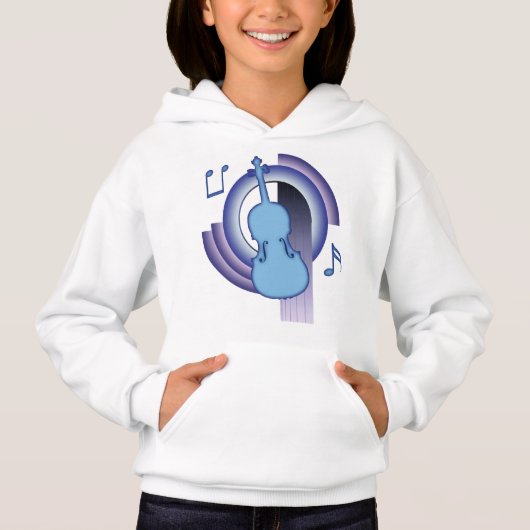 Viola Deco2 Hoodie (Vorderseite)