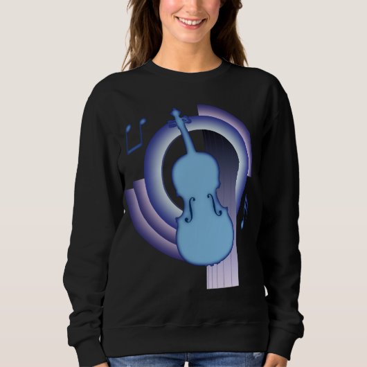 Viola Deco2 Sweatshirt (Vorderseite)