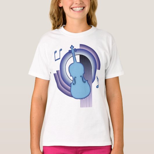 Viola Deco2 T-Shirt (Vorderseite)