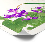 Viola, eine arabische Blume von Tanigami Konan Poster (Ecke)