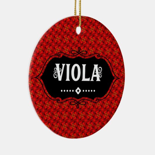 Viola Emblem Keramik Ornament (Rechts)
