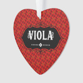 Viola Emblem Ornament (Vorderseite)