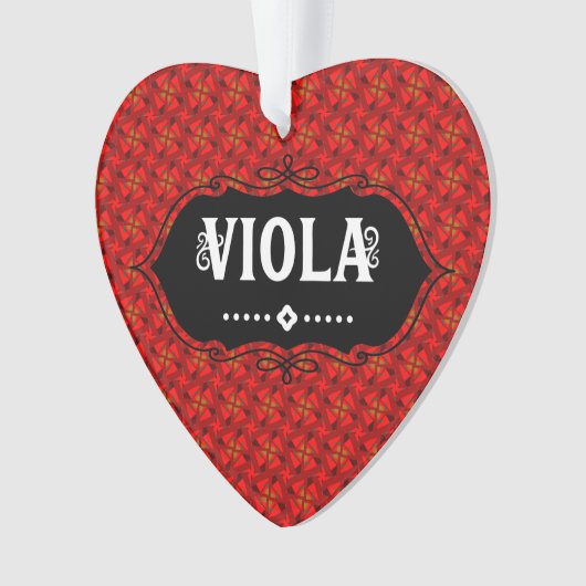 Viola Emblem Ornament (Vorderseite)