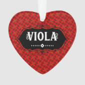 Viola Emblem Ornament (Vorderseite)