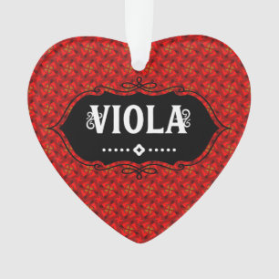 Viola Emblem Ornament
